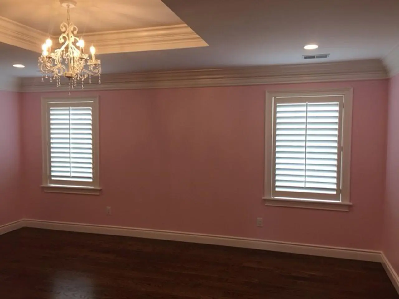 interior shutters on bedroom windows