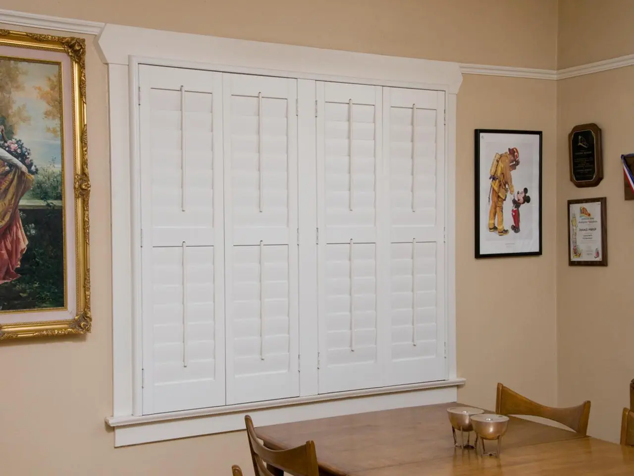 dining room shutters