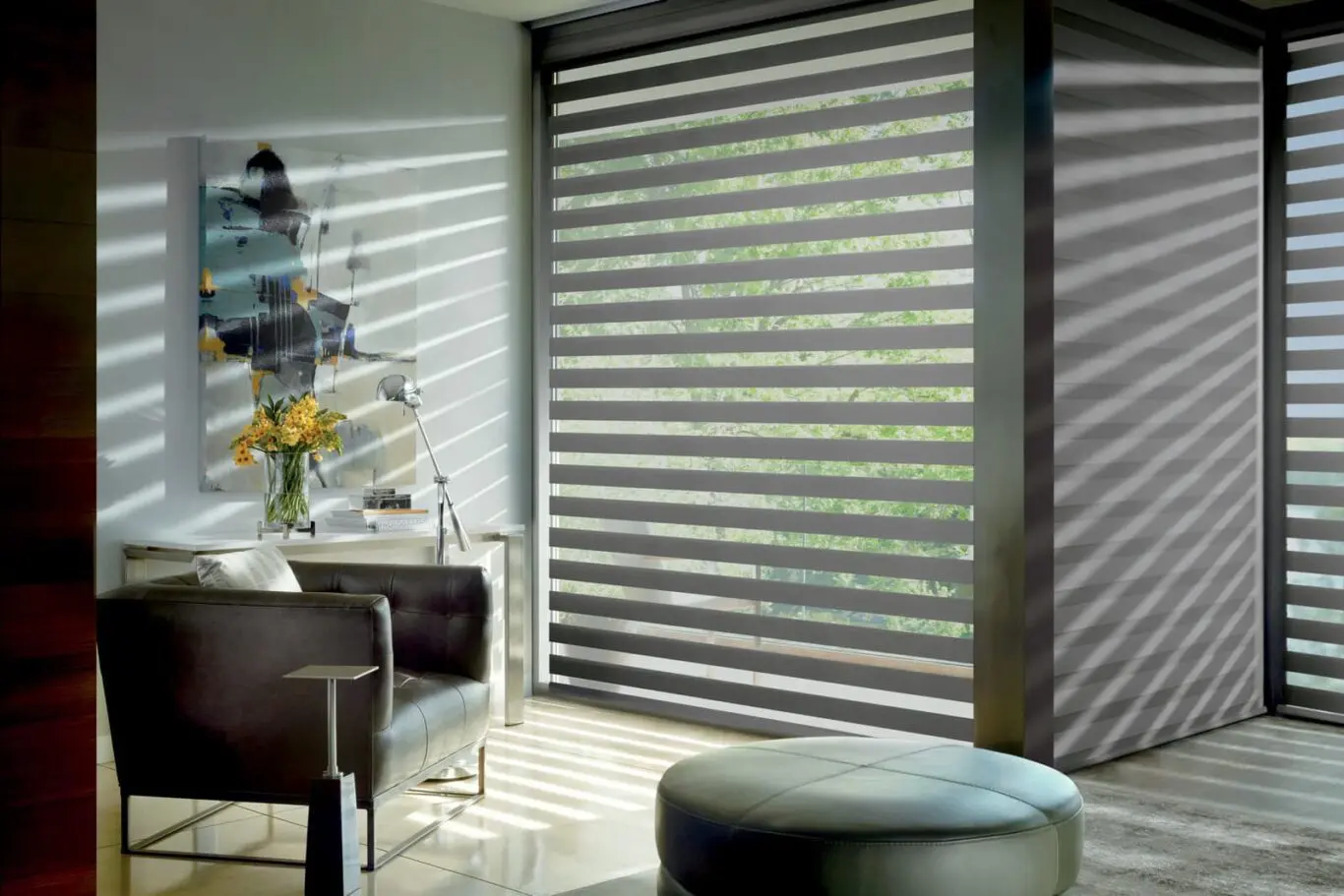 Designer Banded Shades