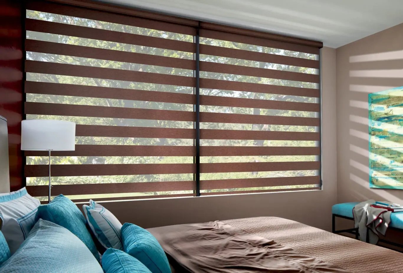 Designer Banded Shades