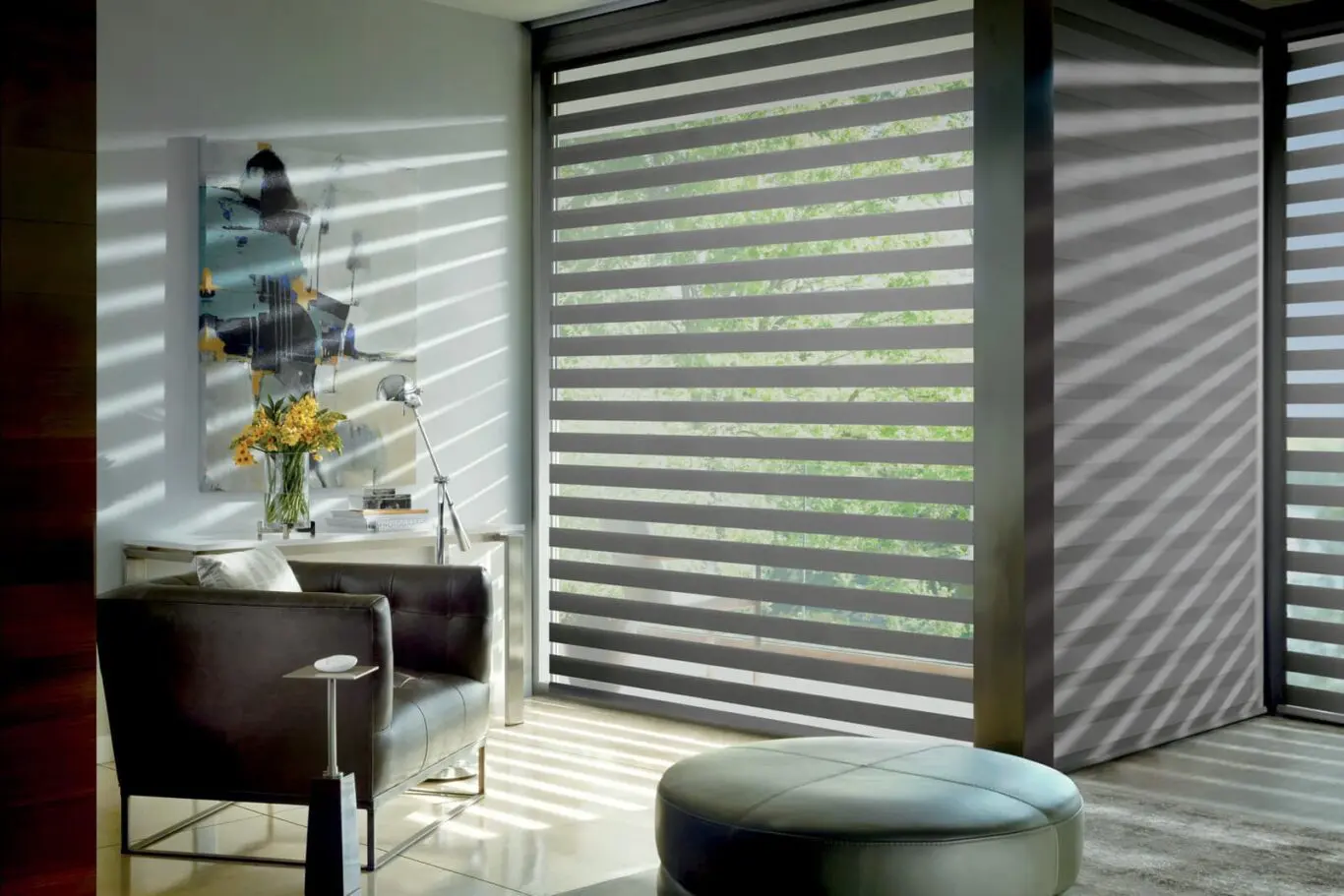 Designer Banded Shades