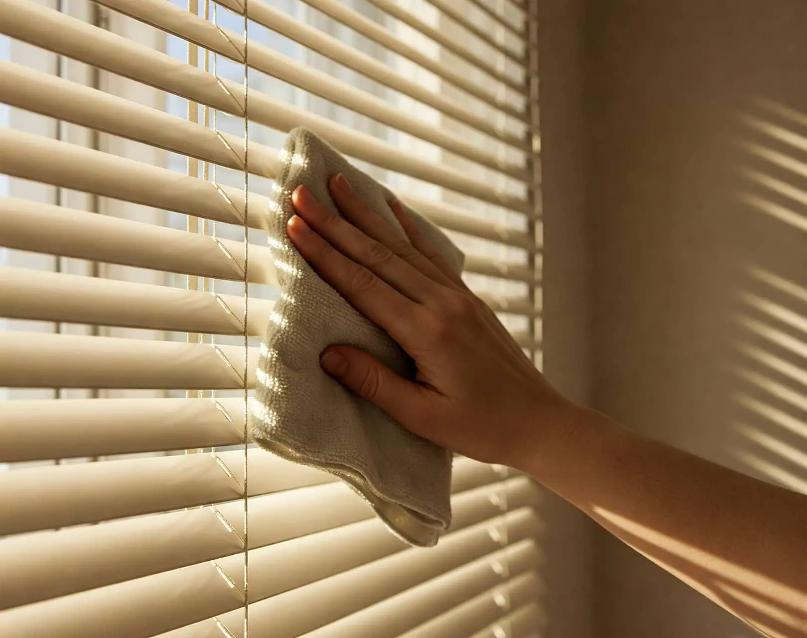cleaning custom blinds