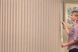 combination wand and cord control