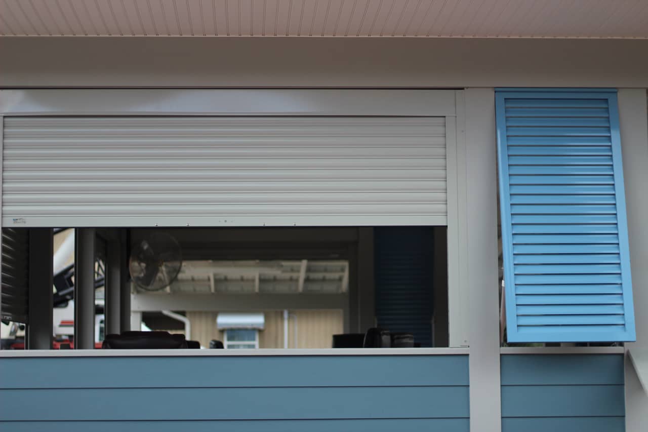 Security shutters and Bahama shutters