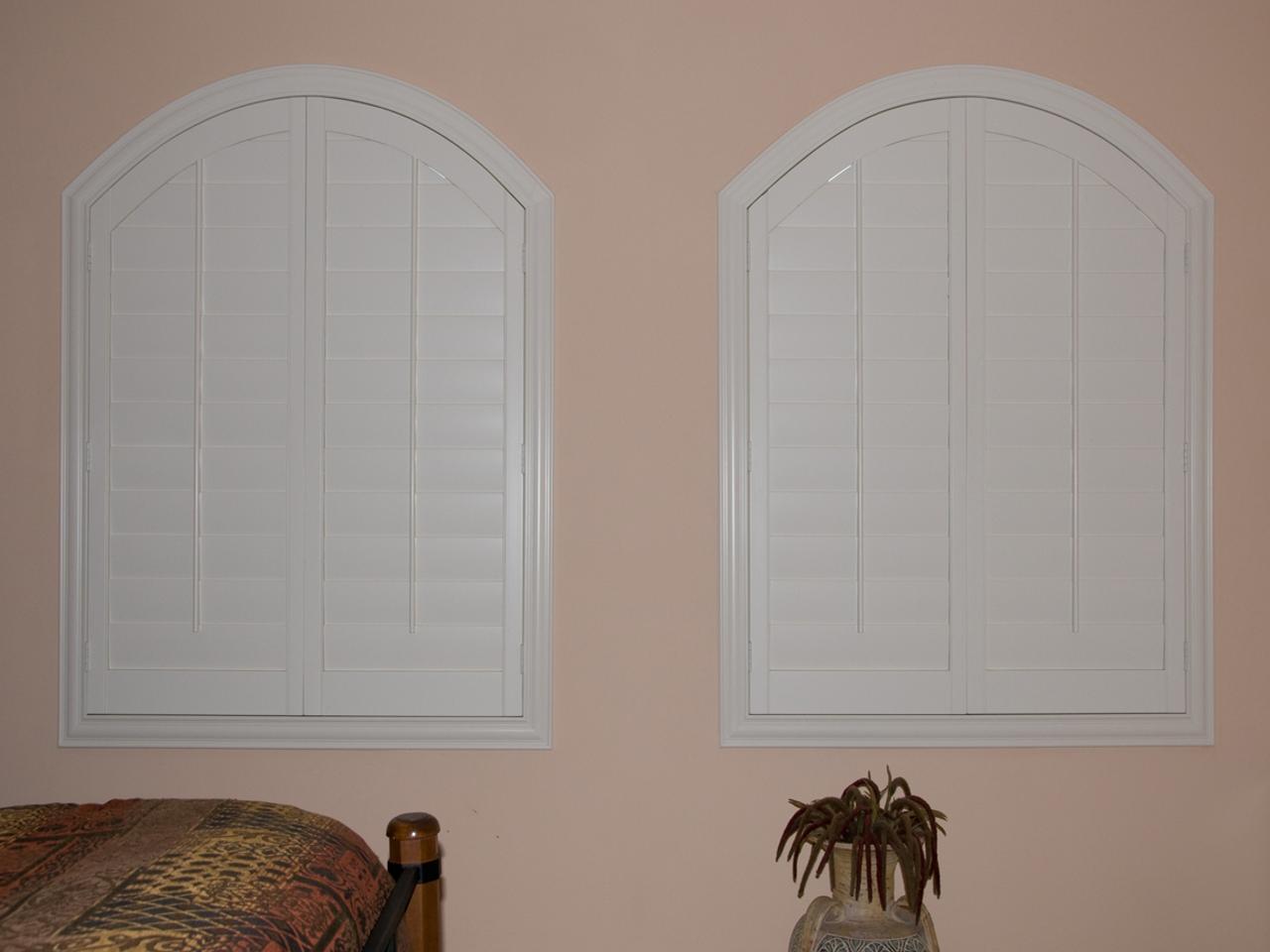 interior shutters on bedroom windows