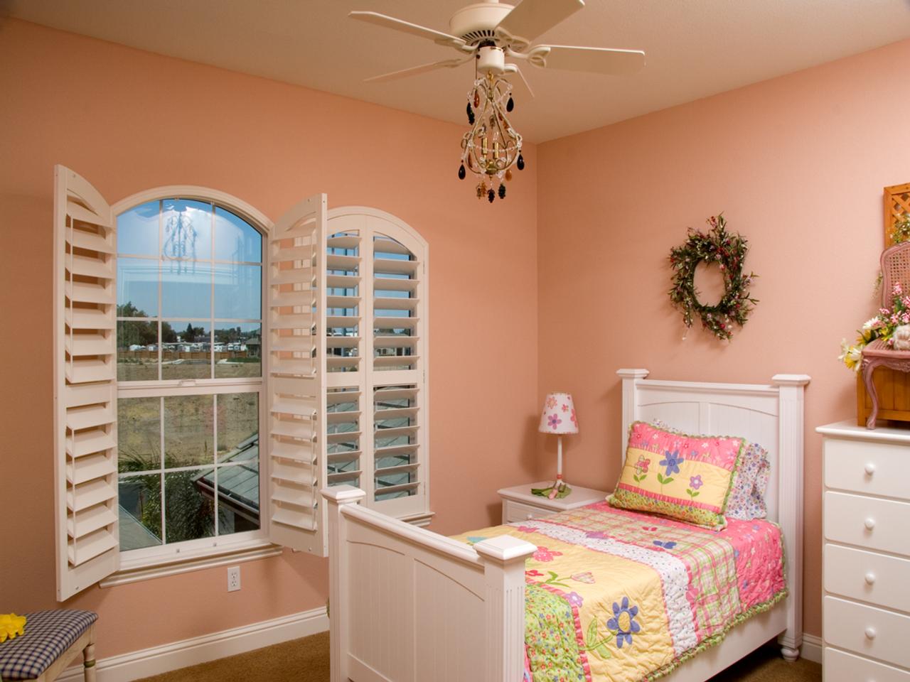 interior shutters on bedroom windows