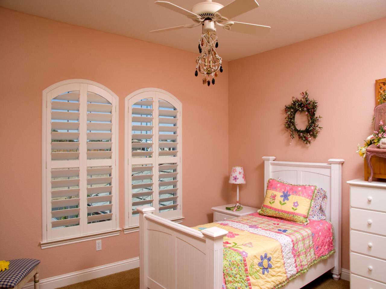 interior shutters on bedroom windows