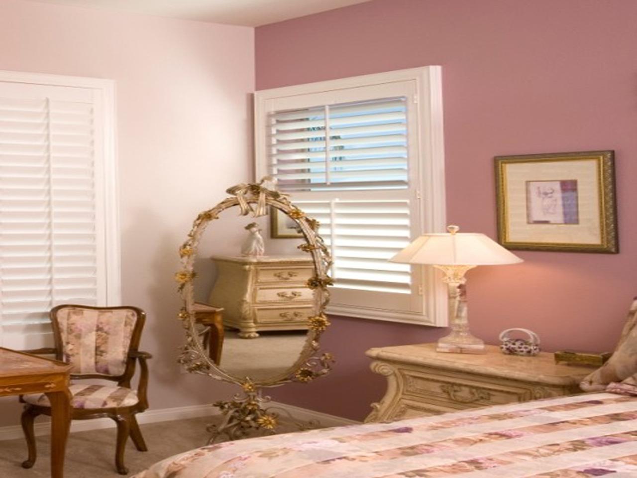 interior shutters on bedroom windows