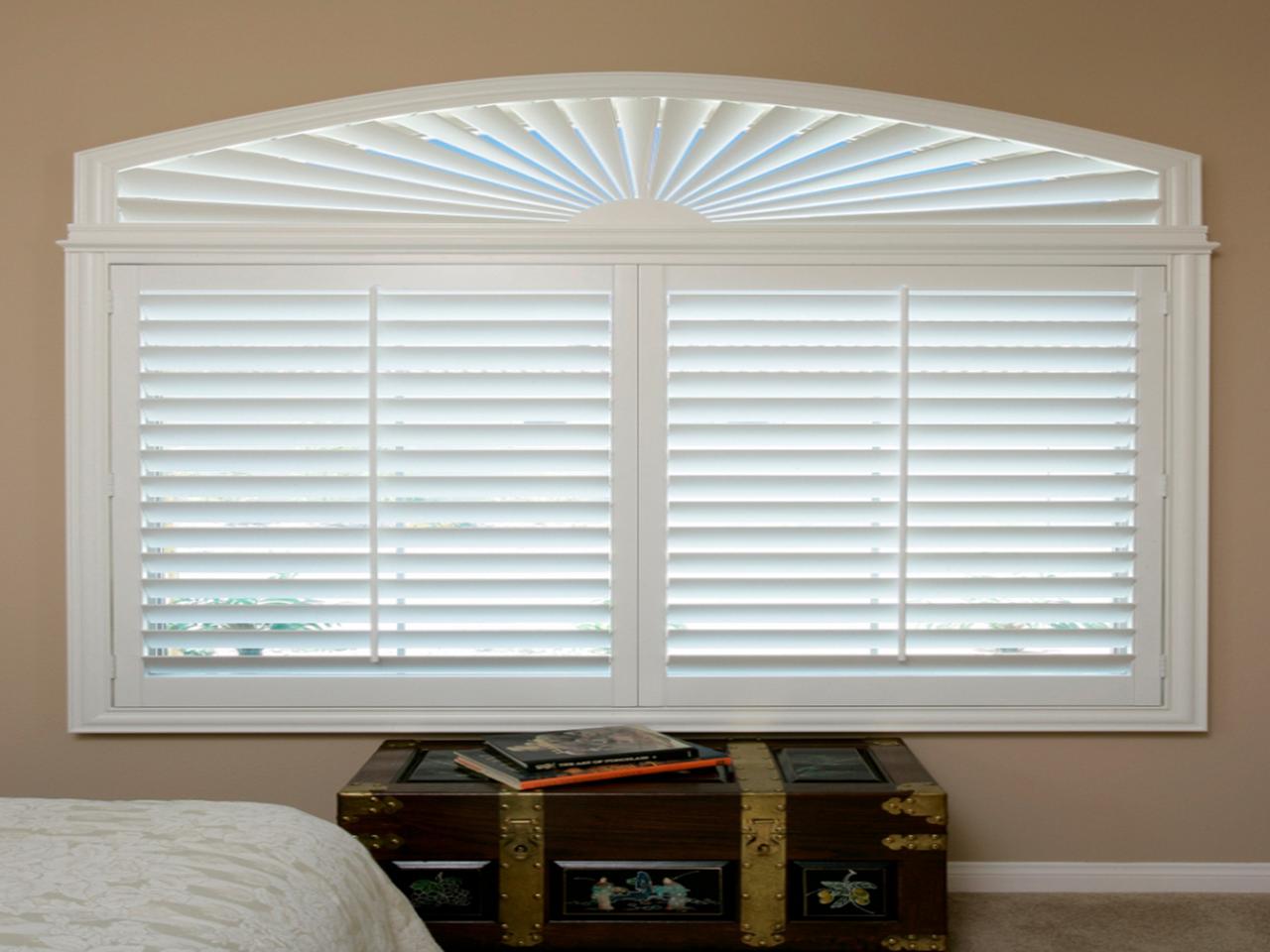 interior shutters on bedroom windows