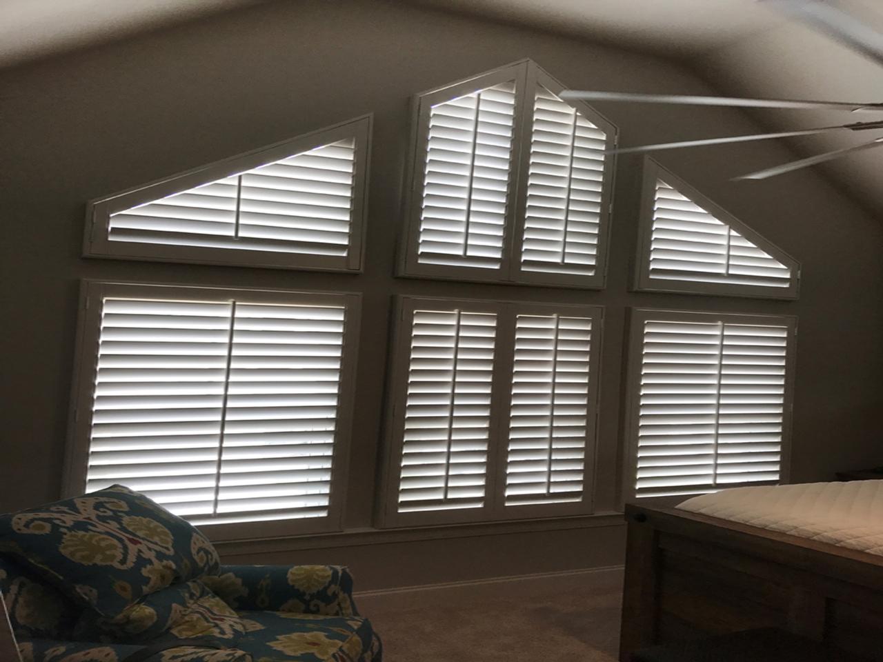 interior shutters on bedroom windows