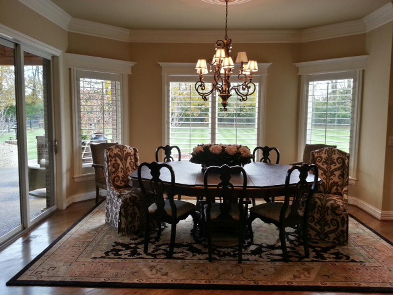 dining room shutters