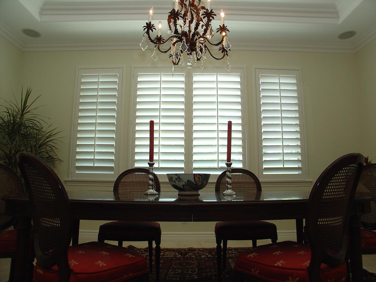 dining room shutters