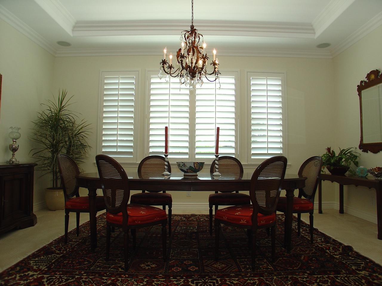 dining room shutters