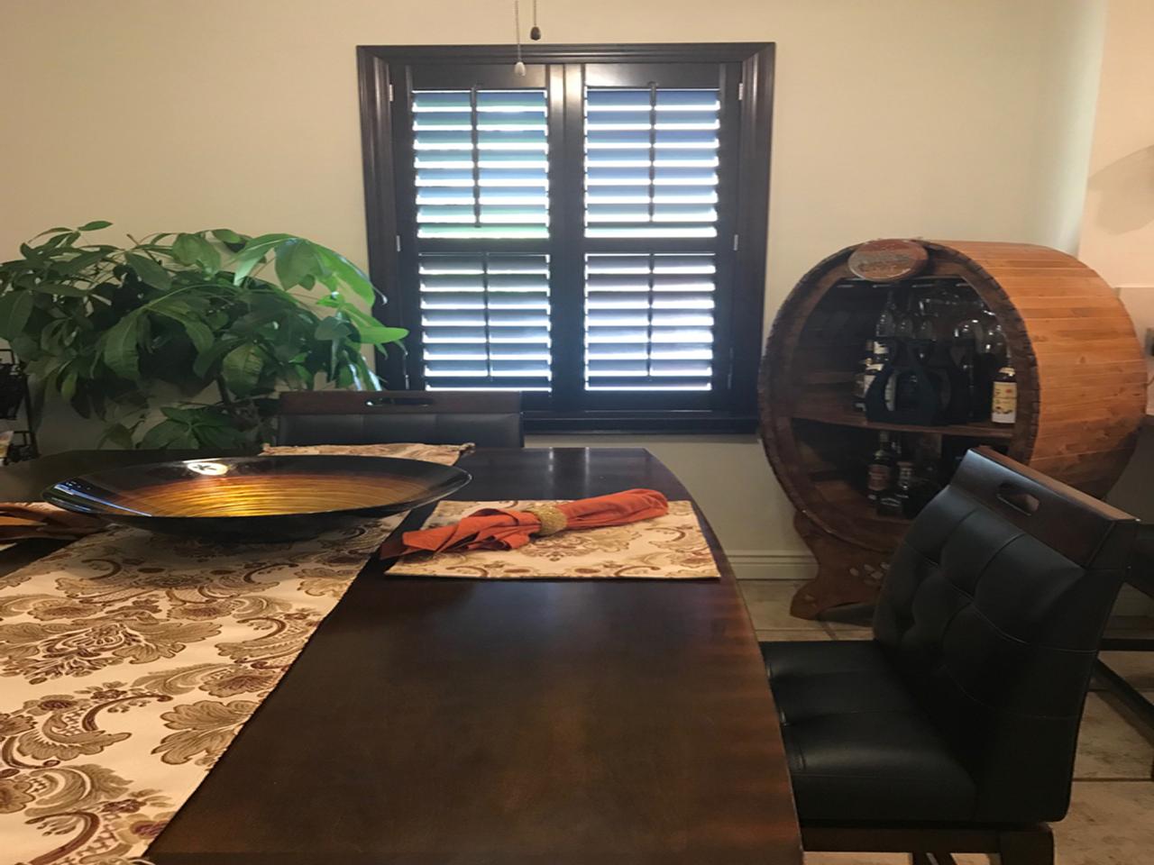 dining room shutters