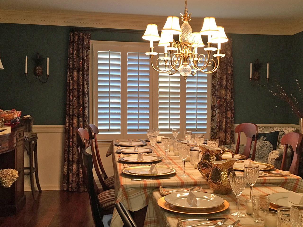 dining room shutters