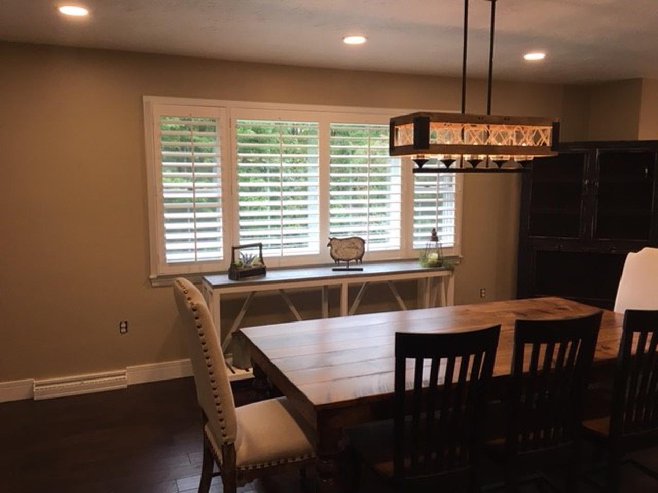 dining room shutters