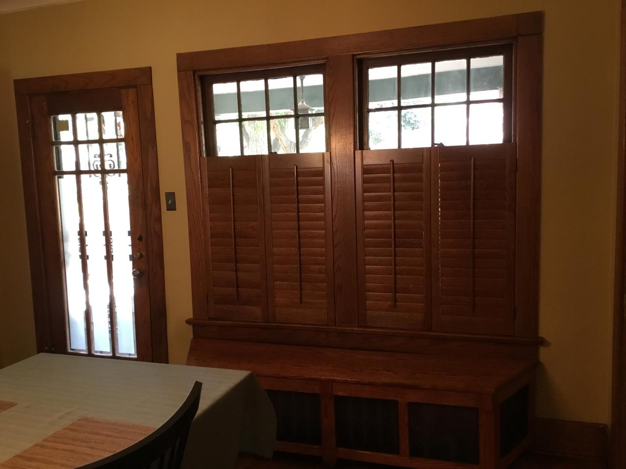 dining room shutters