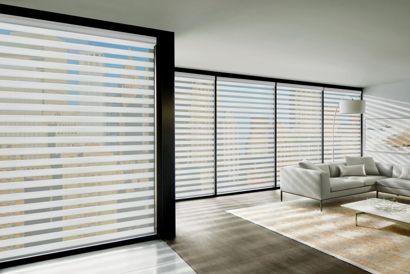 Designer Banded Shades