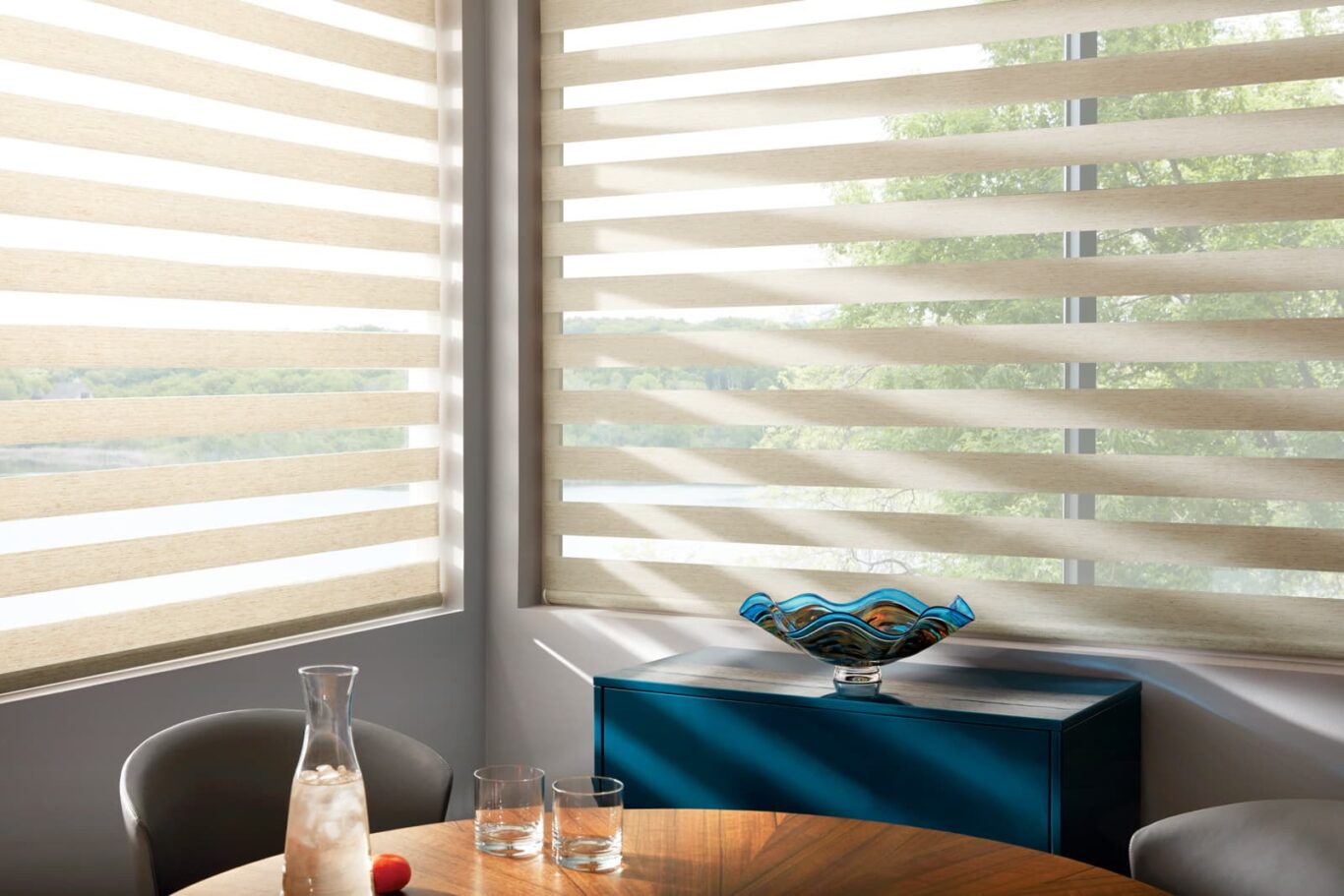 Designer Banded Shades