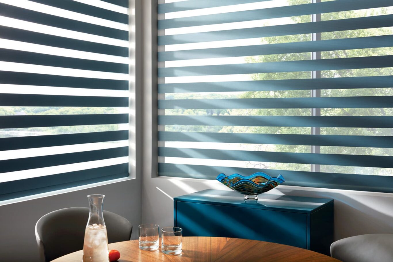 Designer Banded Shades