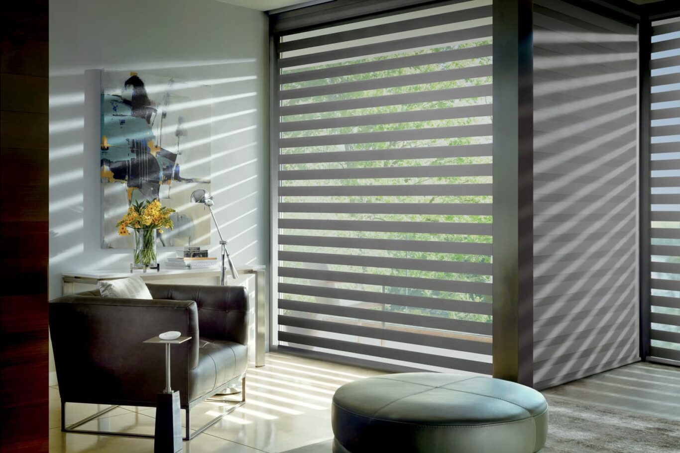 Designer Banded Shades