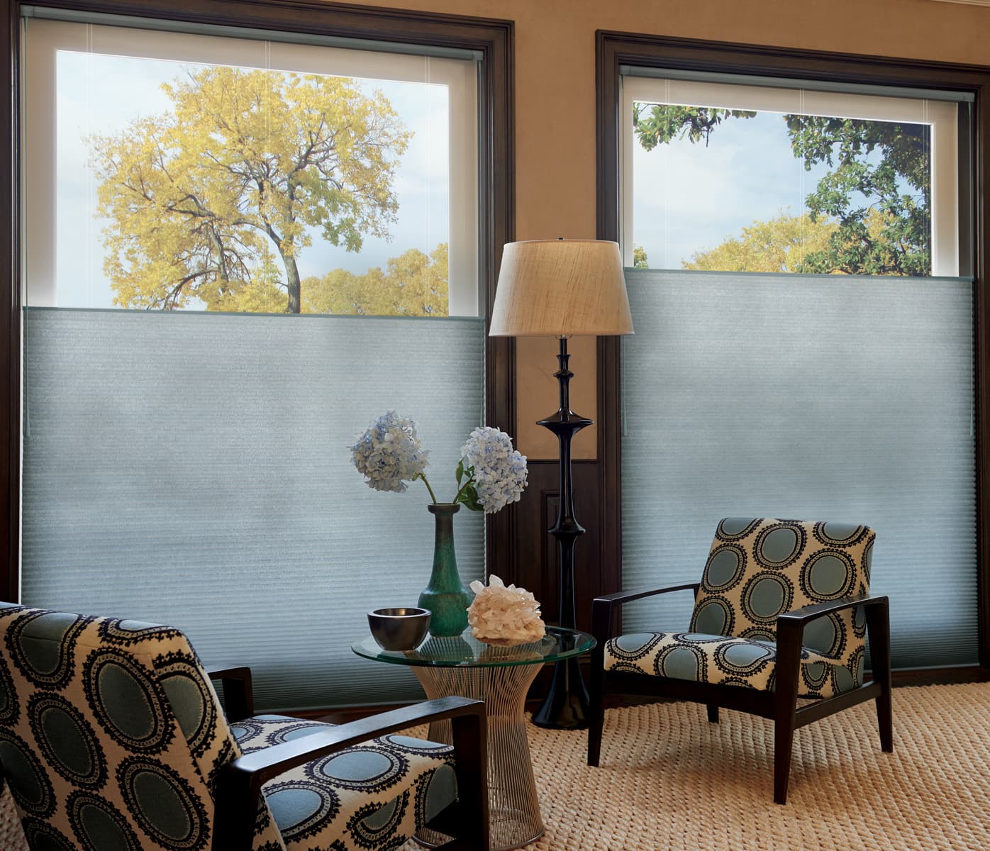 Duette Honeycomb Shades commercial living room Duette® Honeycomb Shades