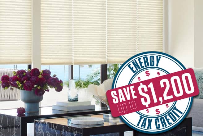 Duette honeycomb shades qualify for 2023 energy tax credit