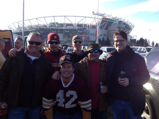 Greg Kolega at a football game