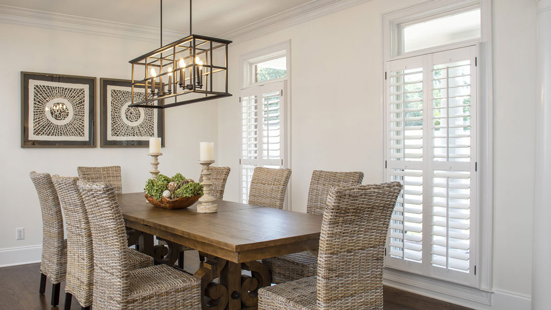 Heritage Shutters in Dining Room