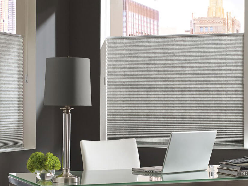 Honeycomb Shades in a home