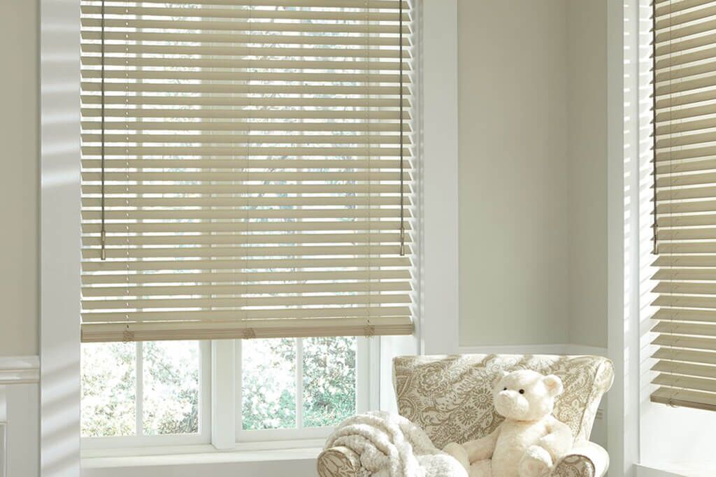 Horizontal Blinds in Nursery