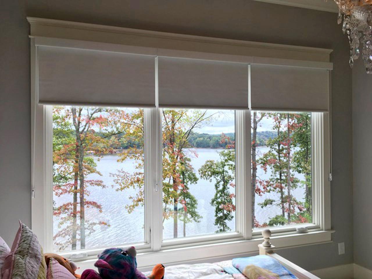 Designer roller shades by Hunter Douglas