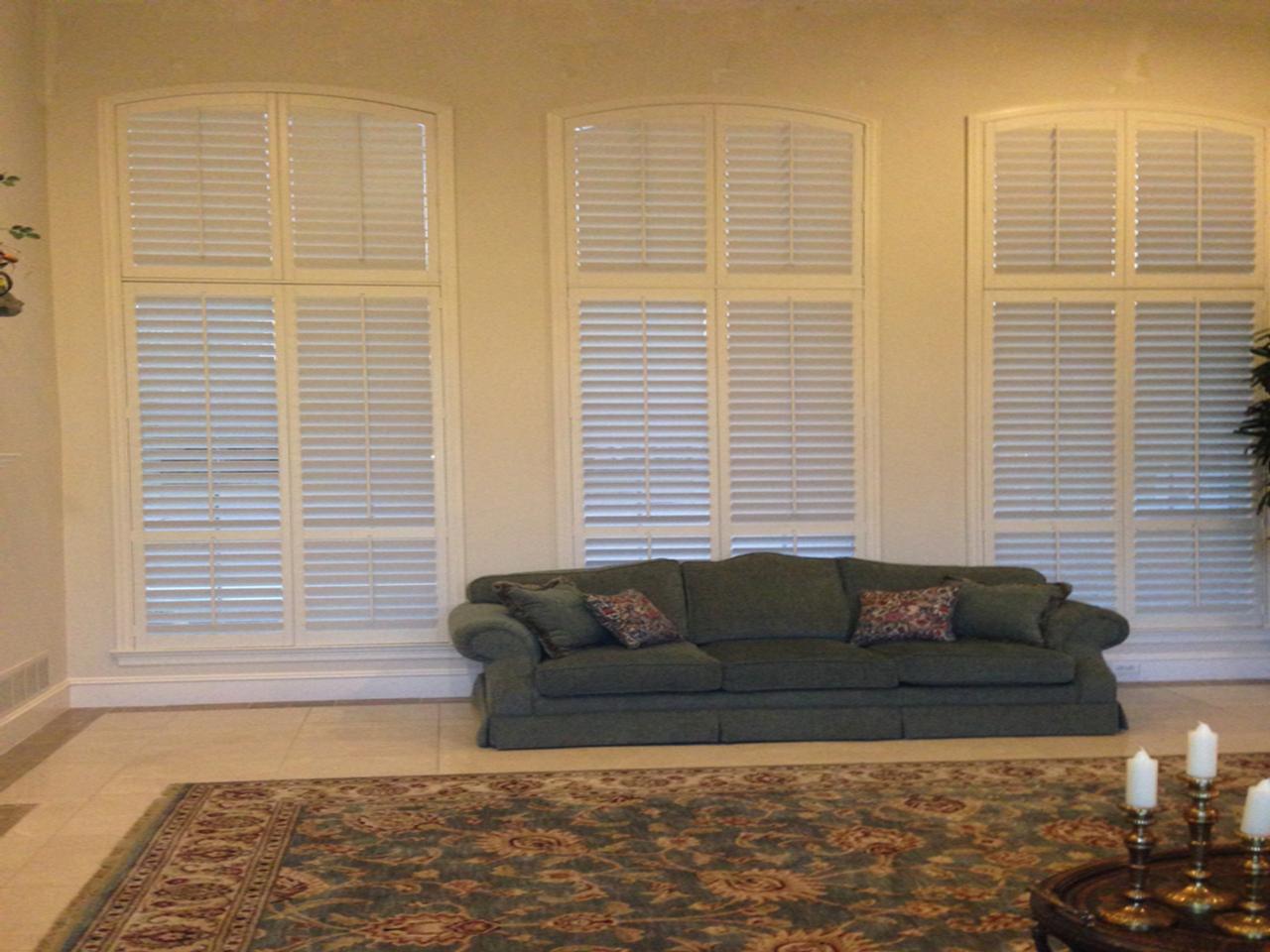 shutters in a living room