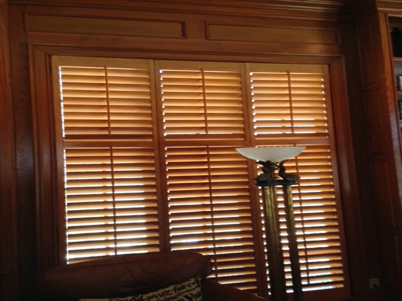 shutters in a living room