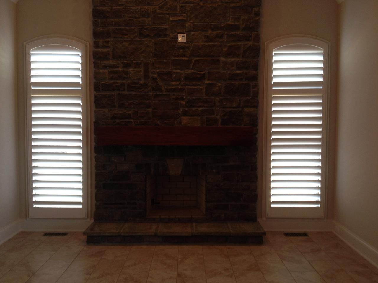 shutters in a living room