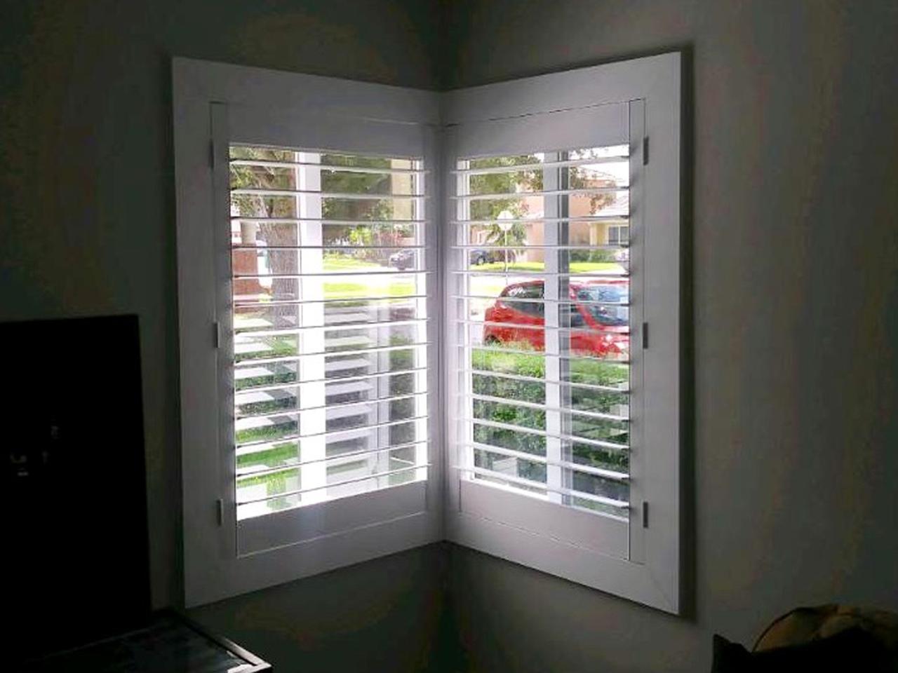 shutters in a living room