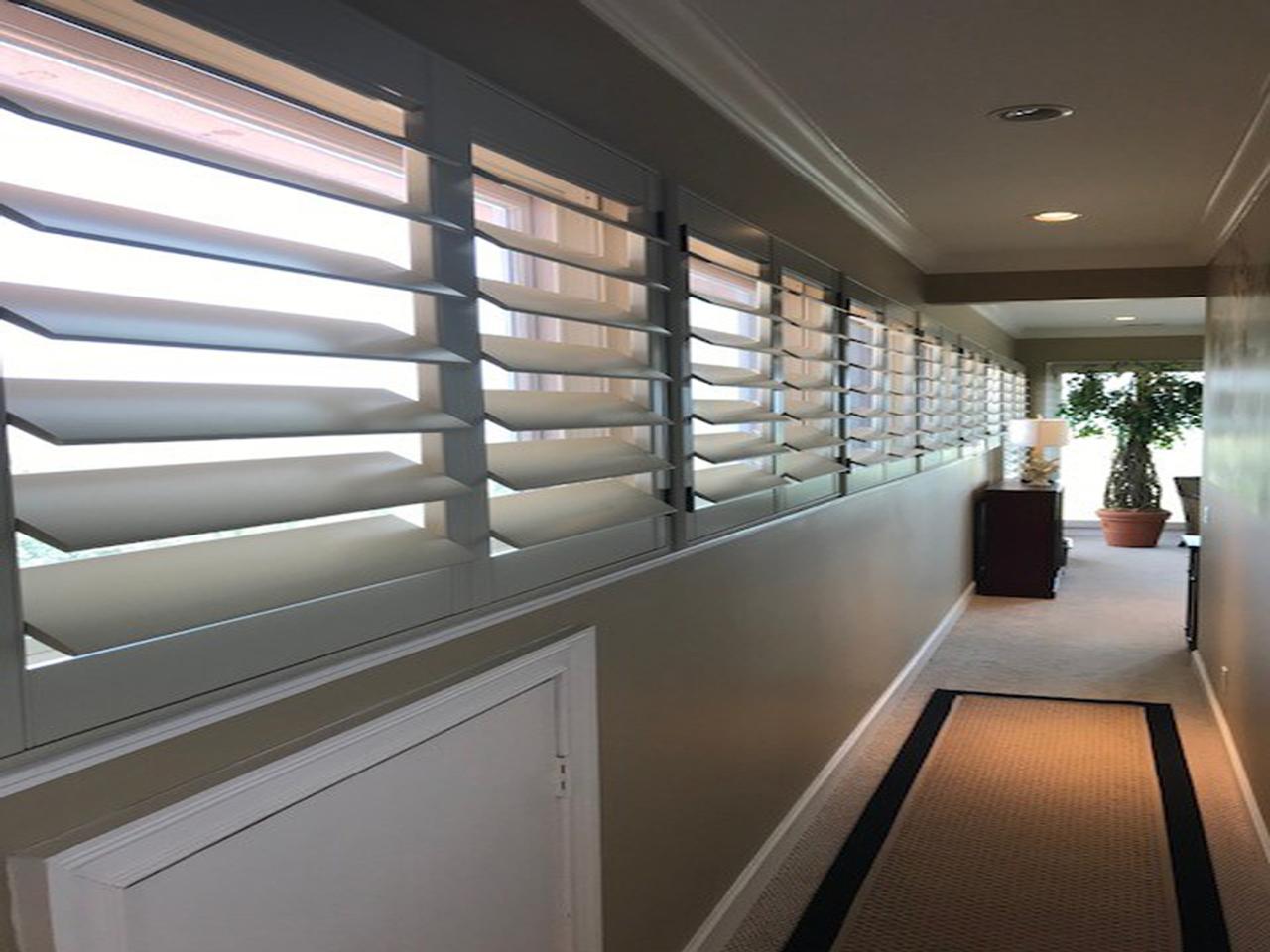 shutters in a living room