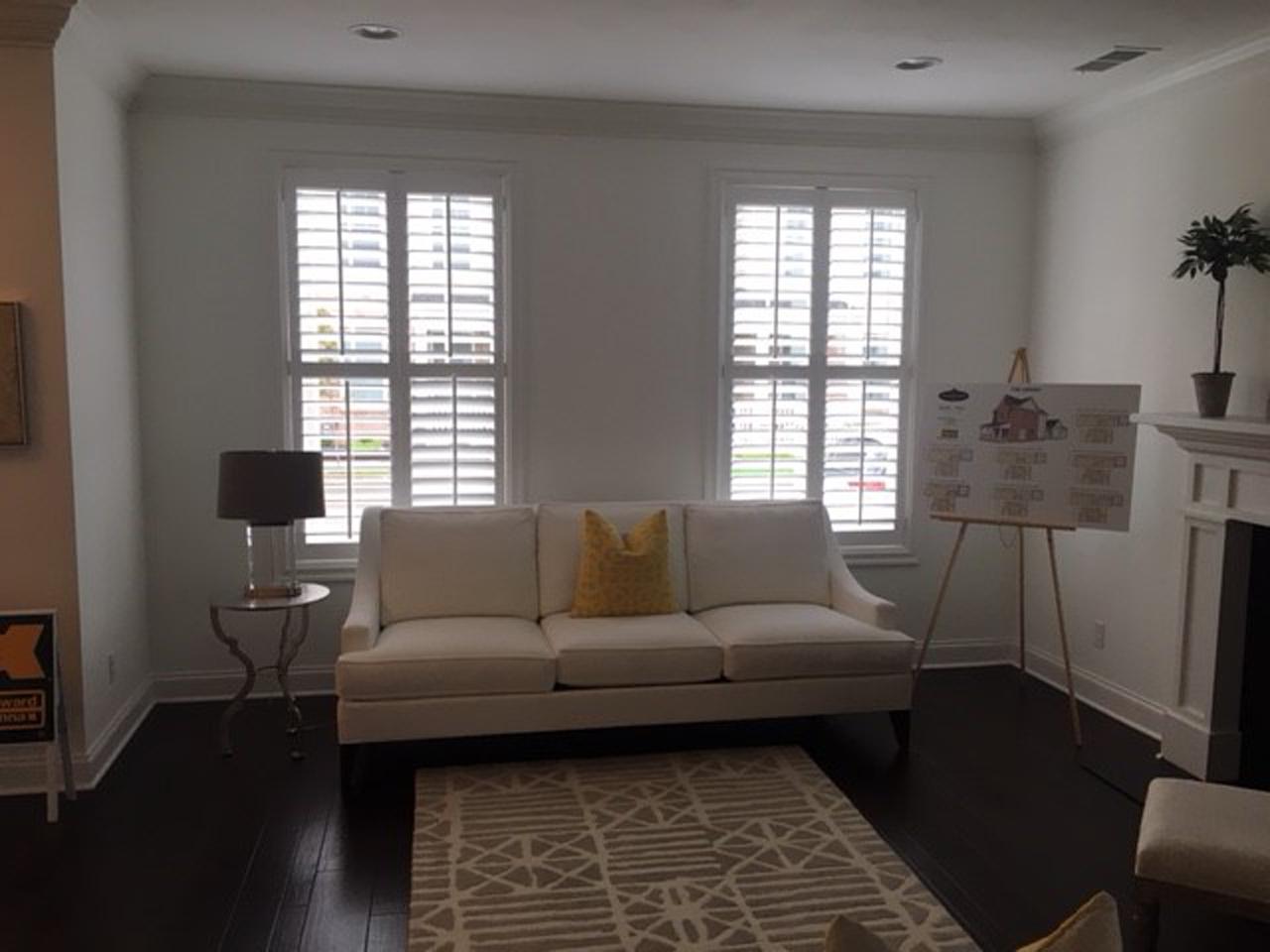 shutters in a living room