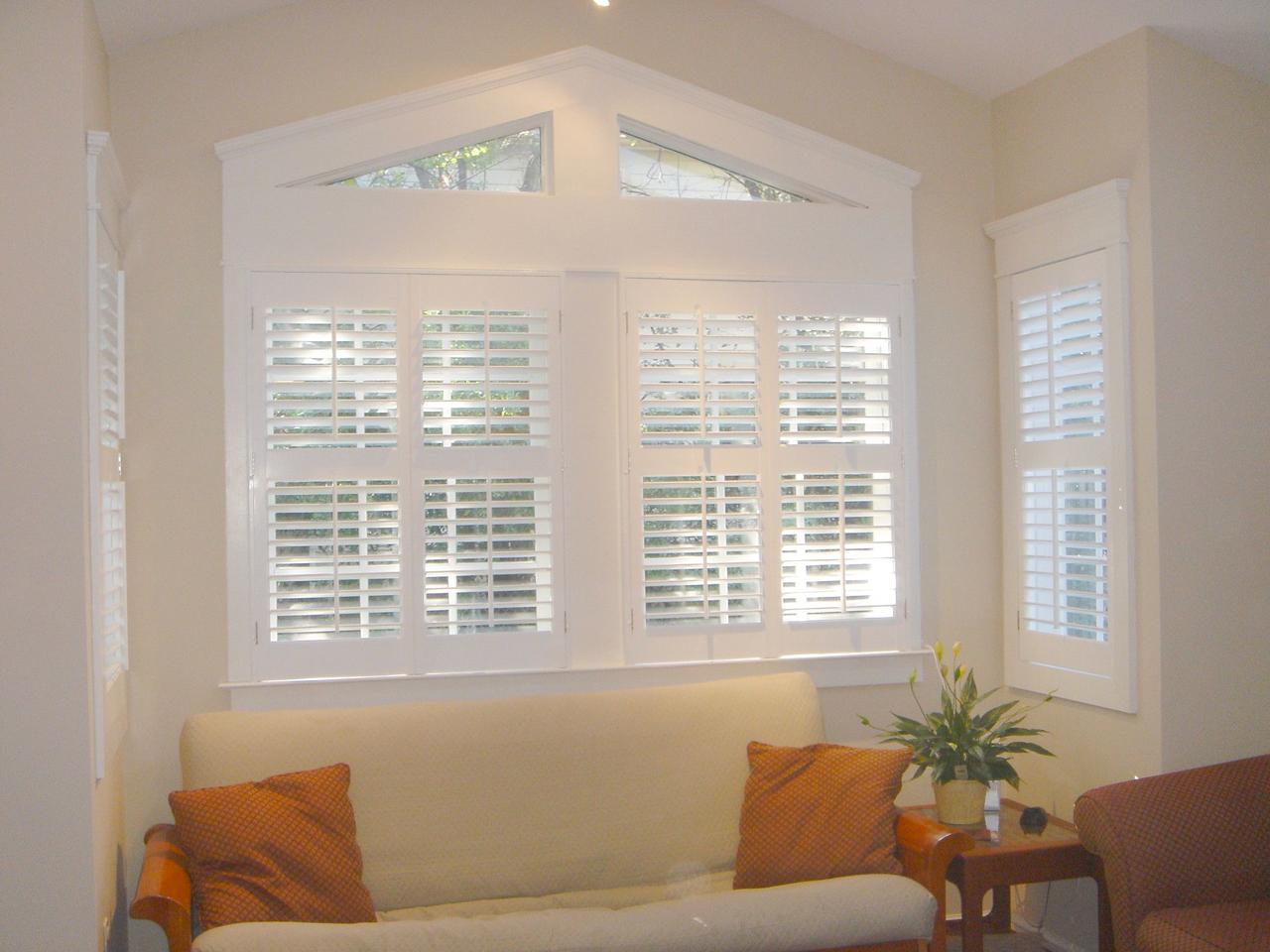 shutters in a living room