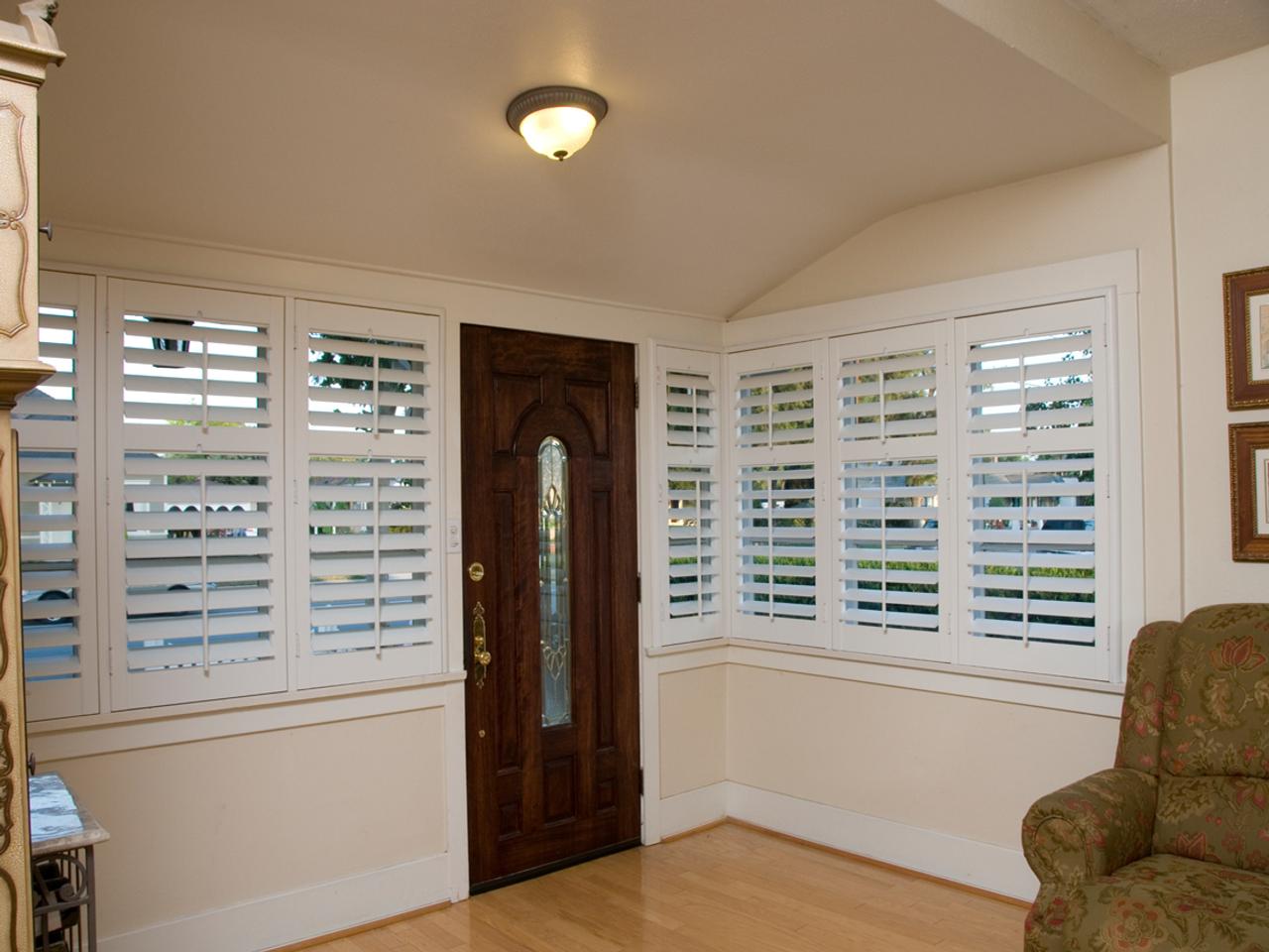 shutters in a living room