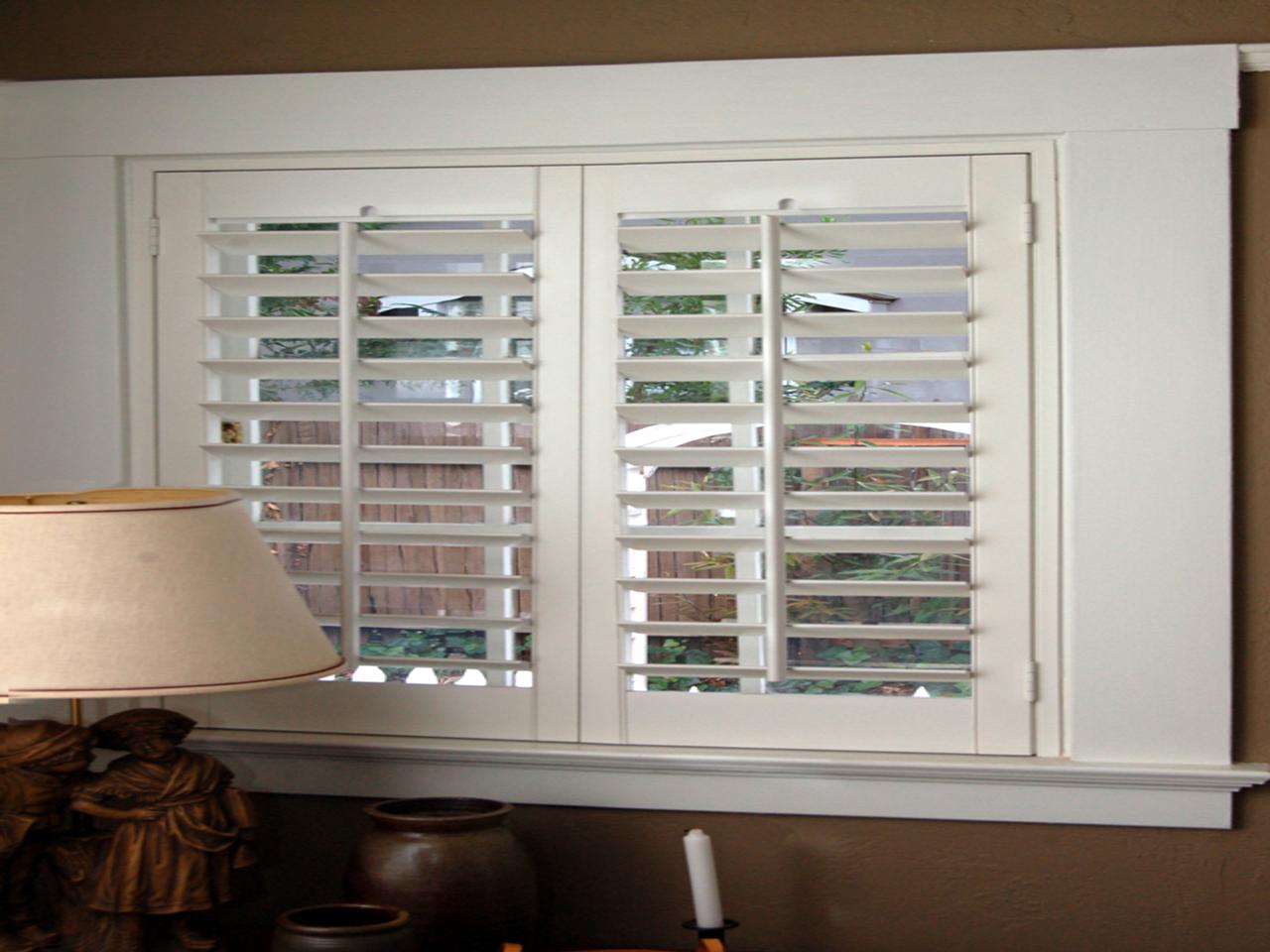 shutters in a living room