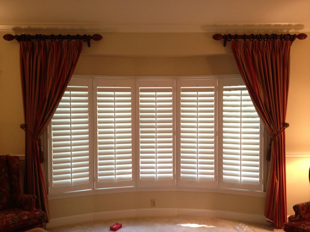 shutters in a living room