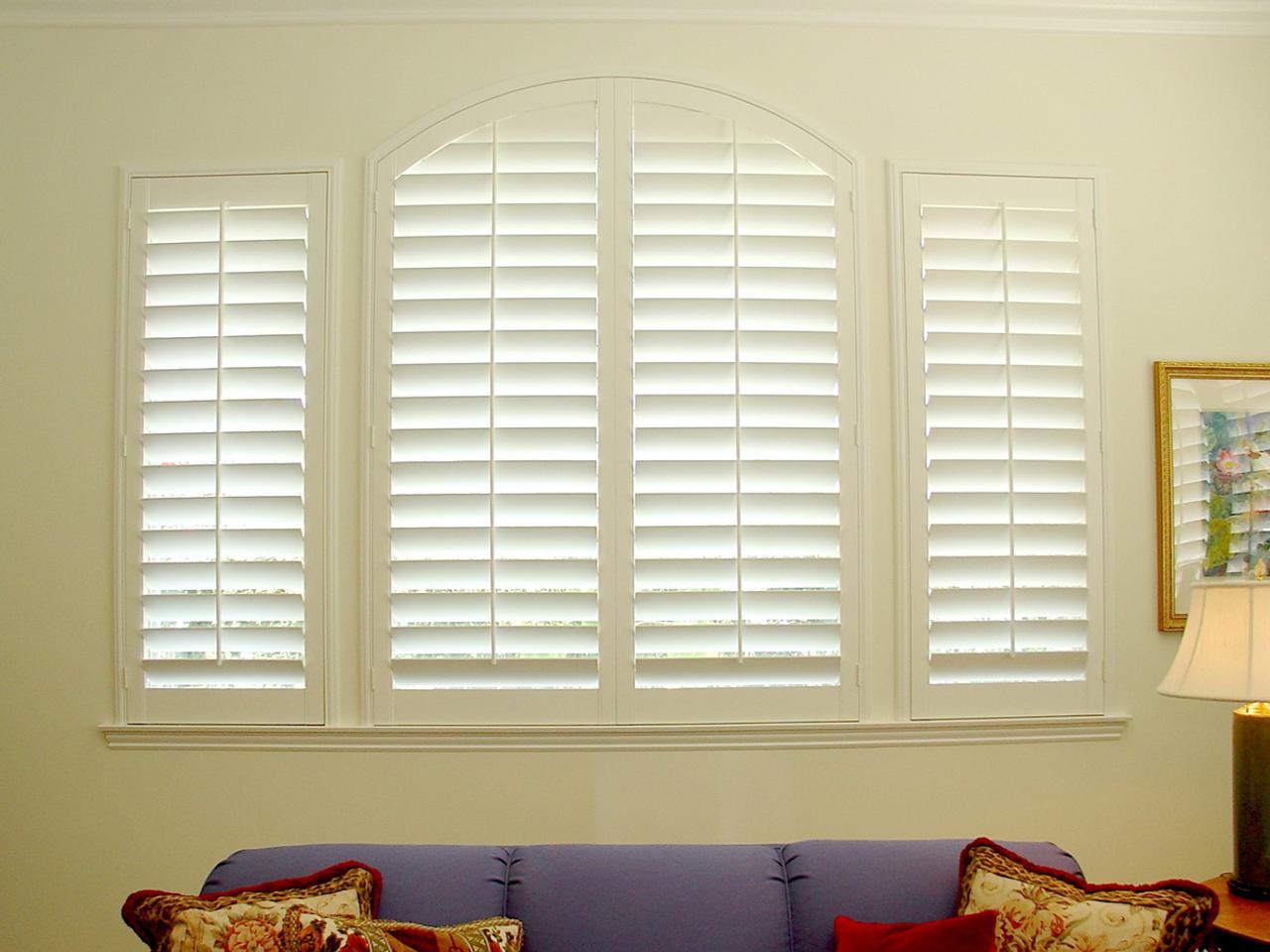 shutters in a living room