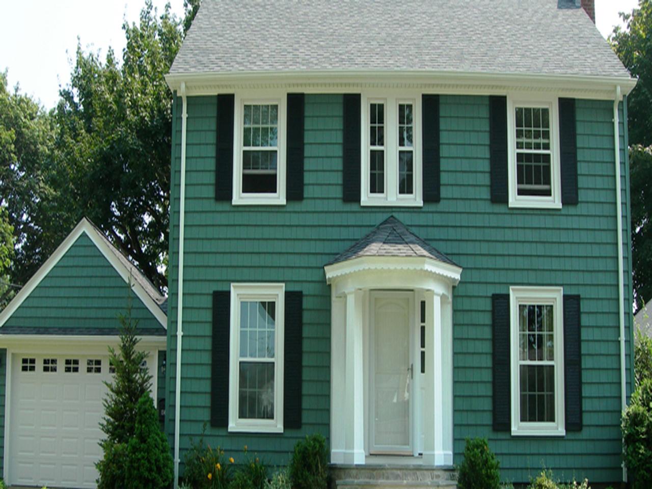 louvered exterior shutters