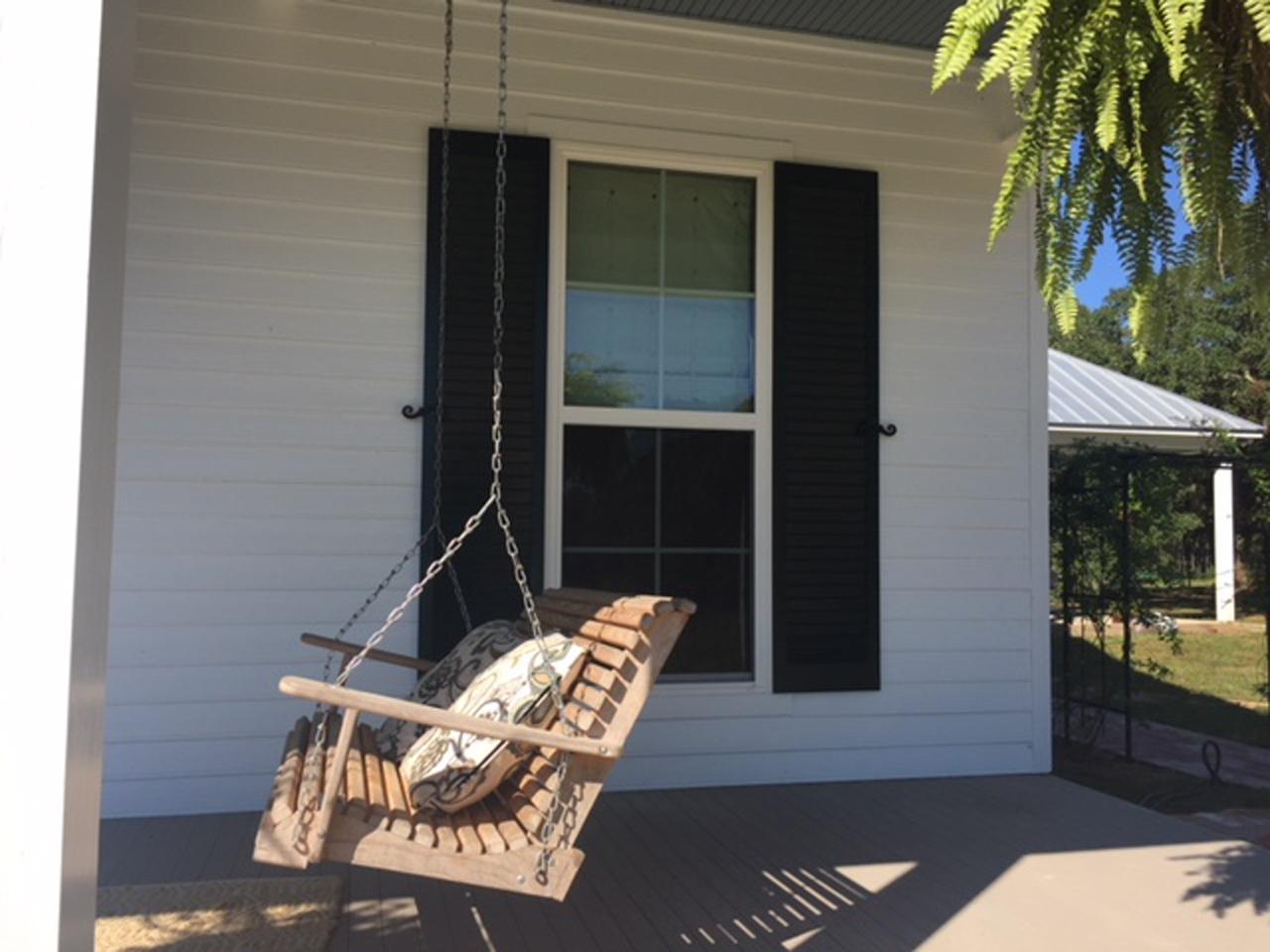 louvered exterior shutters