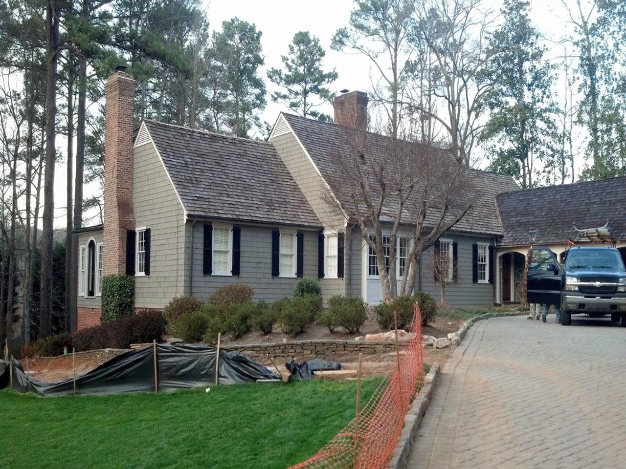 louvered exterior shutters