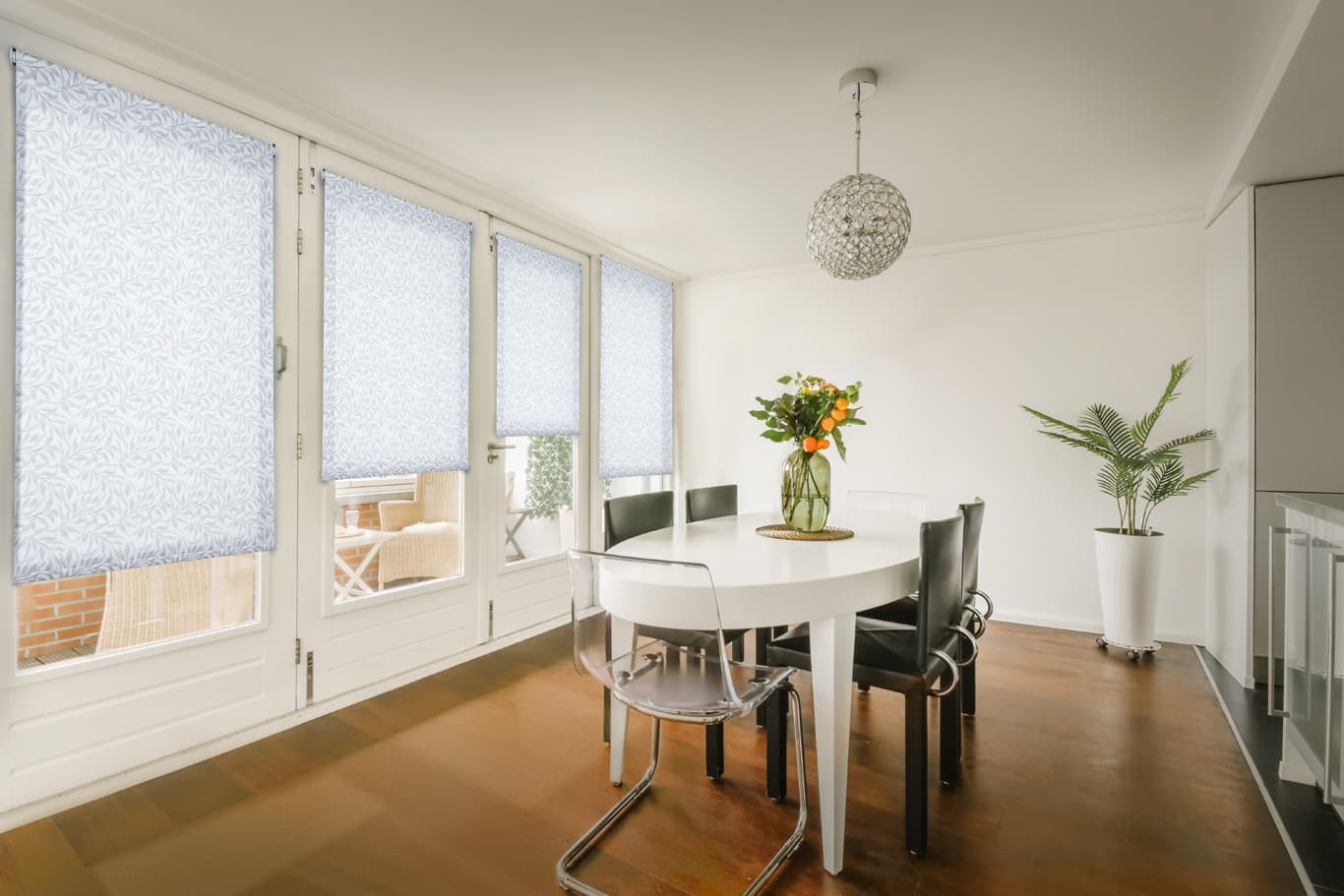 Lotus Morning Portfolio Designer Roller Shades