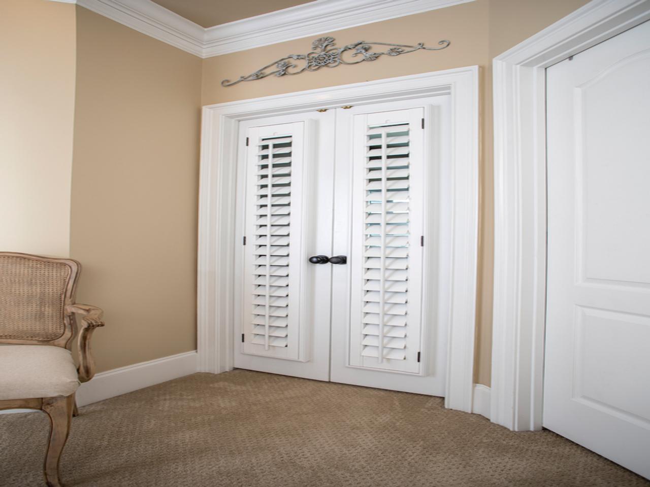 LouverWood closet doors