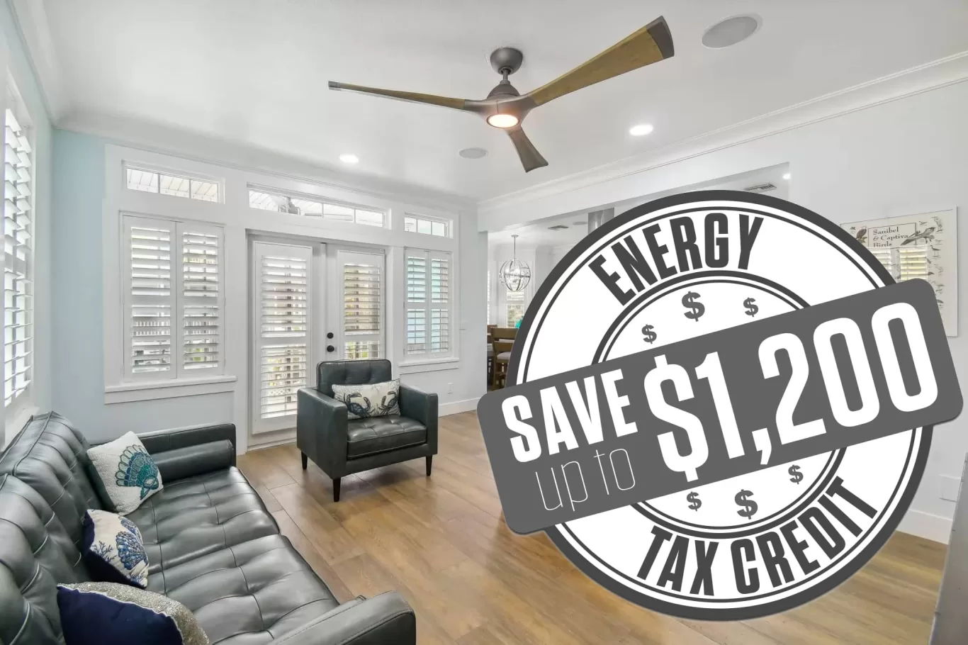 LouverWood shutters qualify for the Federal Energy Tax Credit