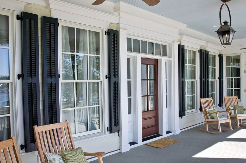 Louvered Exterior Shutters